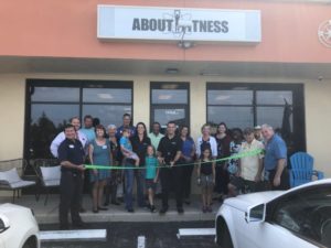 The grand opening event for About Fitness in Ormond Beach, Florida